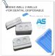500pcs Dental Material Mixing 2 Wells Small Dish Two holes Environmental 