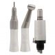Dental Low Speed Handpiece Kit Air Turbine Handpiece Straight Contra Angle Air Motor 4Holes 127 Upgraded