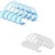 5pc Dental C Type Expander Mouth Gag Disposable Materials Opening Transparent Blue Small Medium Large  