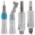 EX203C Dental Low Speed Handpiece Straight Nose Contra Angle Air Motor External Water Spray Air Turbine 2 Hole B2 4 Hole M4