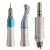 Dental Low Speed Handpiece Kit Air Turbine Handpiece Straight Contra Angle Air Motor 4Holes 122